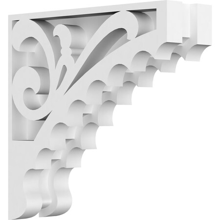 Ekena Millwork Genova Architectural Grade PVC Corbel, 1 7/8"W X 6"D X 6"H CORP01X06X06GE